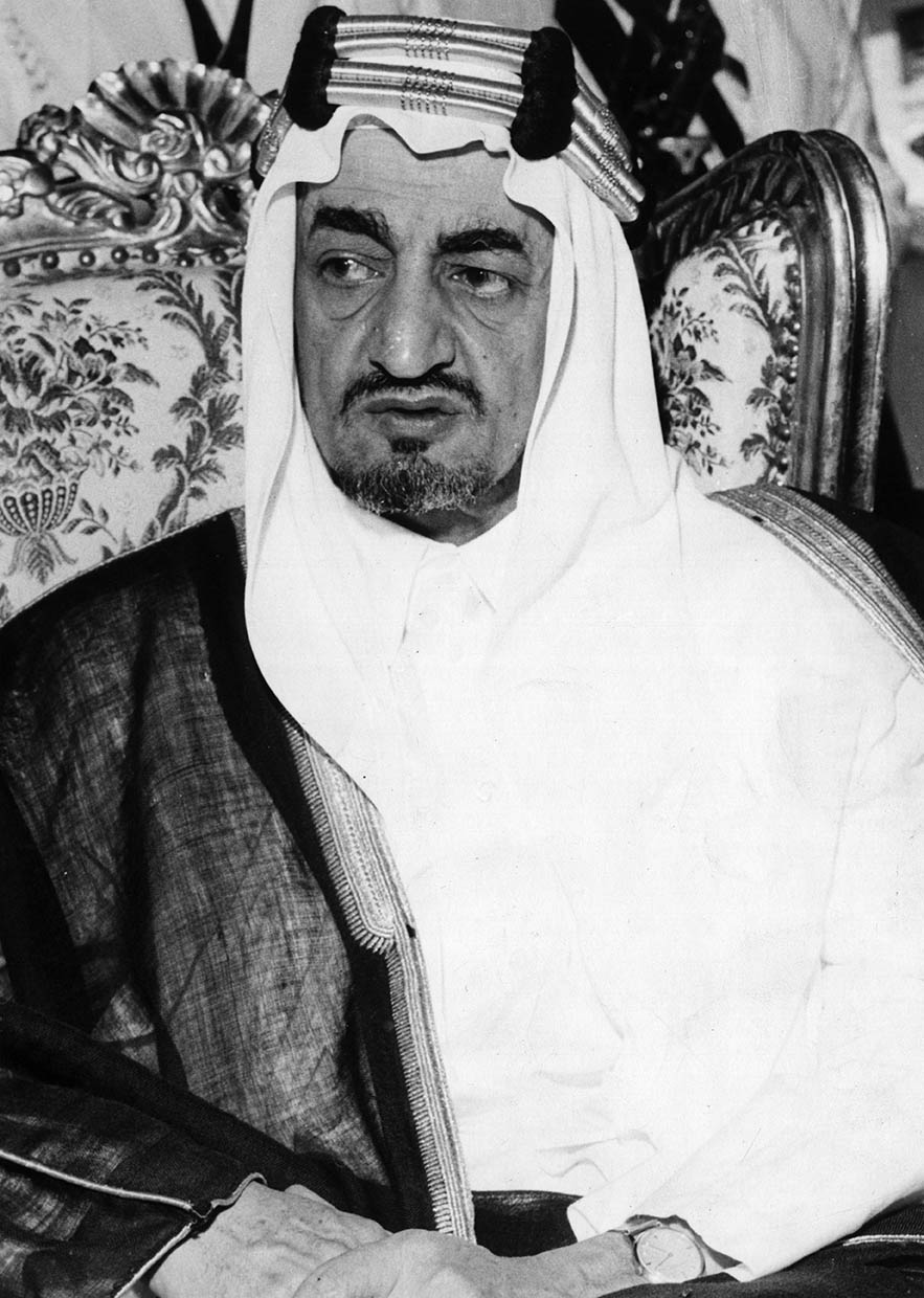 الملك فيصل بن عبد العزيز سنة 1943